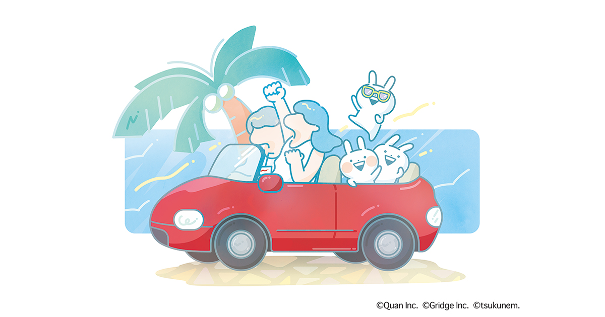 『summertime』とうさぎゅーん!がコラボ、Gridgeとクオンが共同プロジェクト実施