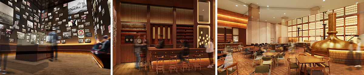 パース・イメージ 店舗・商業施設 「YEBISU BREWERY TOKYO(ヱビス ブルワリー トウキョウ)」