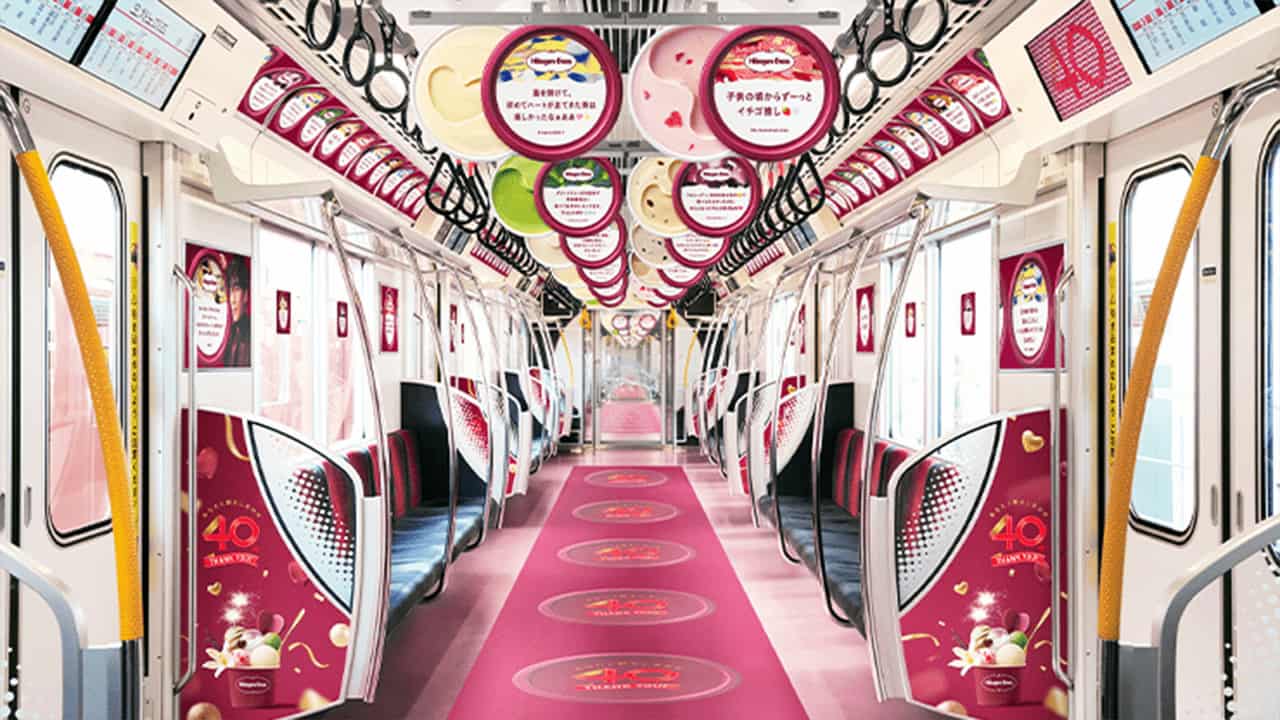 40周年の「ハーゲンダッツ」、消費者からのエピソード元に広告ジャック