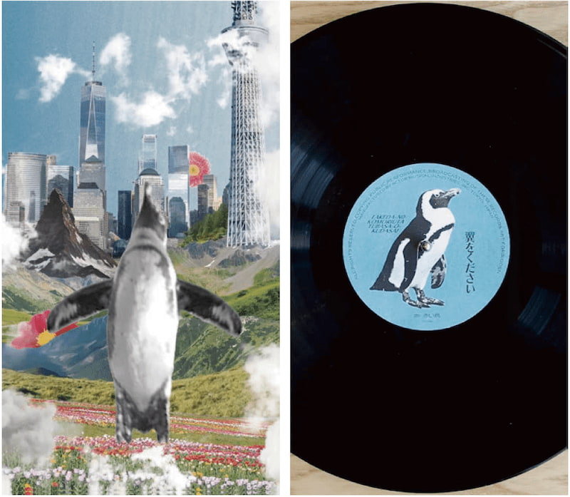 動画 カット 「空を飛ぶペンギン」