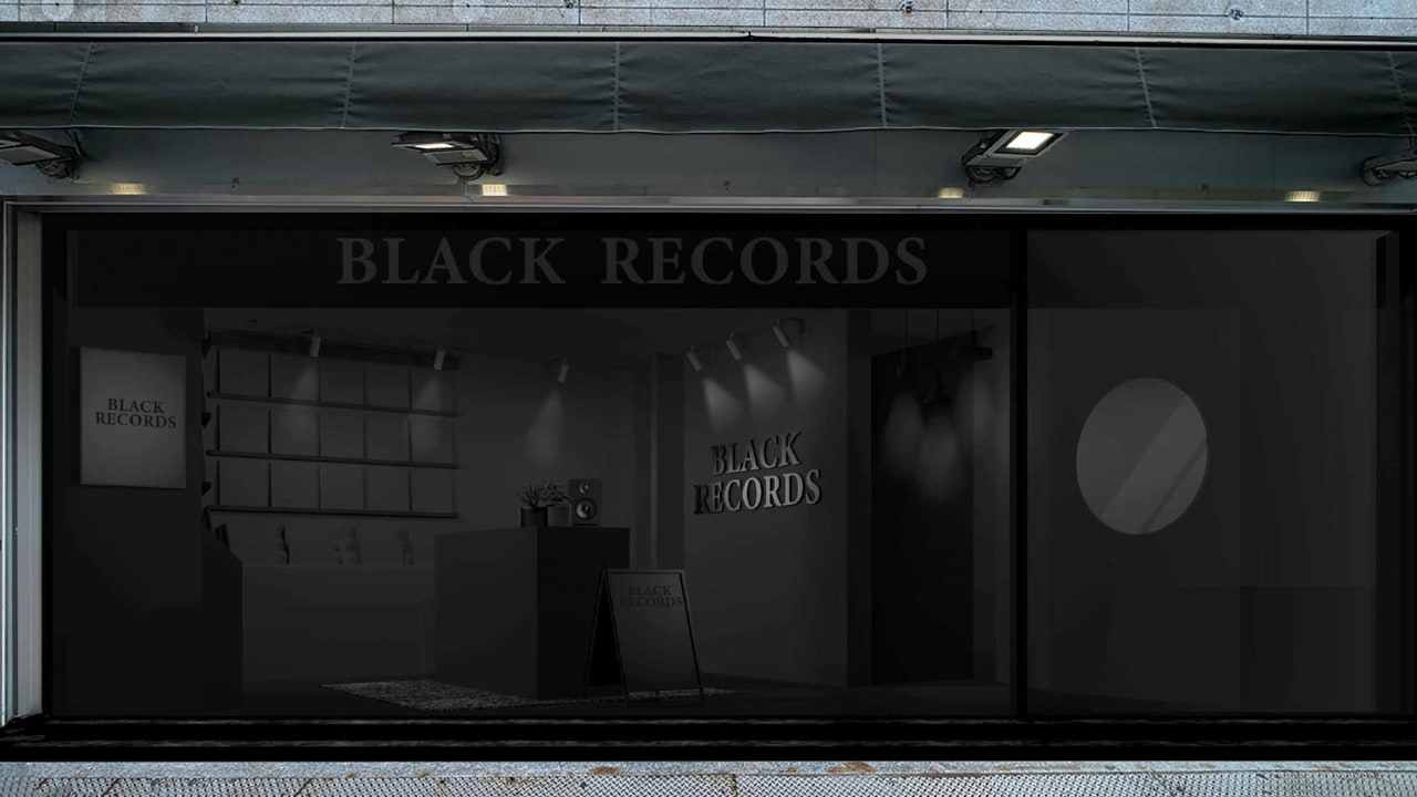 BMSG BLACK RECORDS レコード風歌詞カード BMSG BLACK RECORDS レコード風歌詞カード