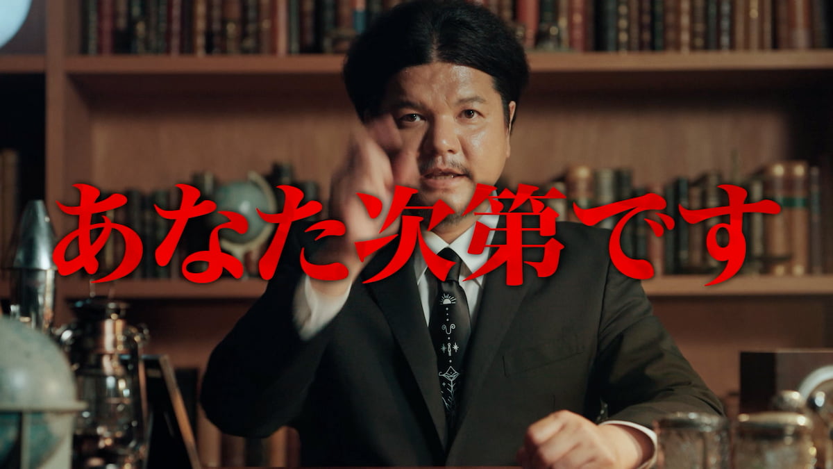 緑のたぬき、月見商戦参戦について語る関暁夫さん。