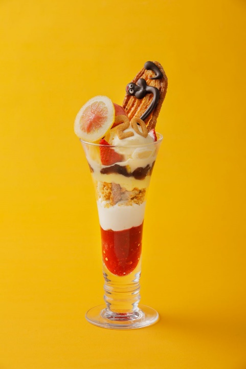 作品名:「20周年アニバーサリーパフェ~うなぎパイと春華堂~」