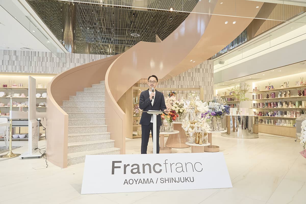 Francfranc代表取締役社長 執行役員 井上耕平氏。