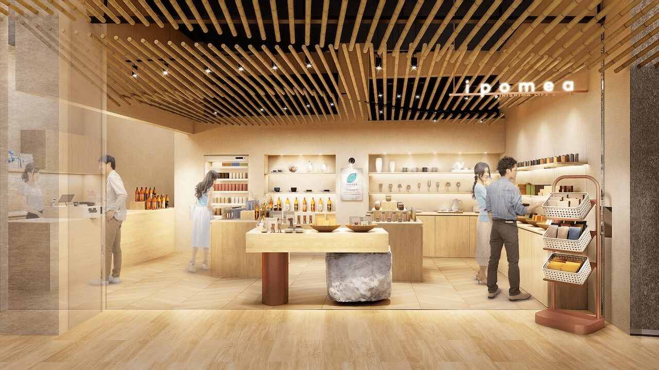 パース 店舗・施設 「KIRISHIMA LIFE STORE ipomea」の店内イメージ