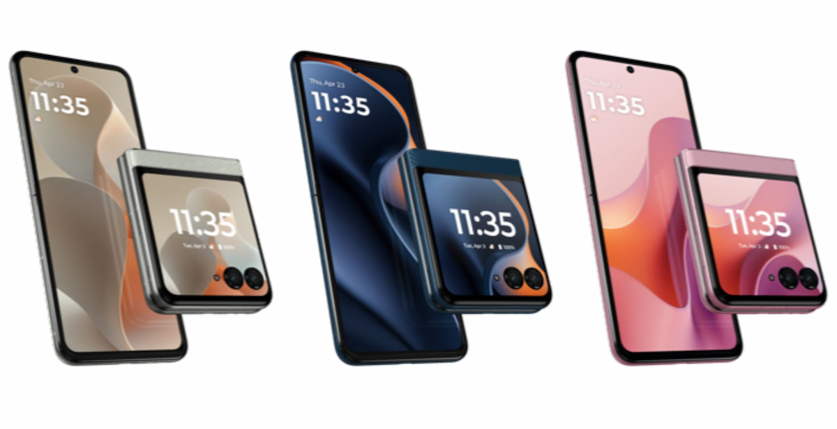 折り畳みスマートフォンの新シリーズ「motorola razr 60」。