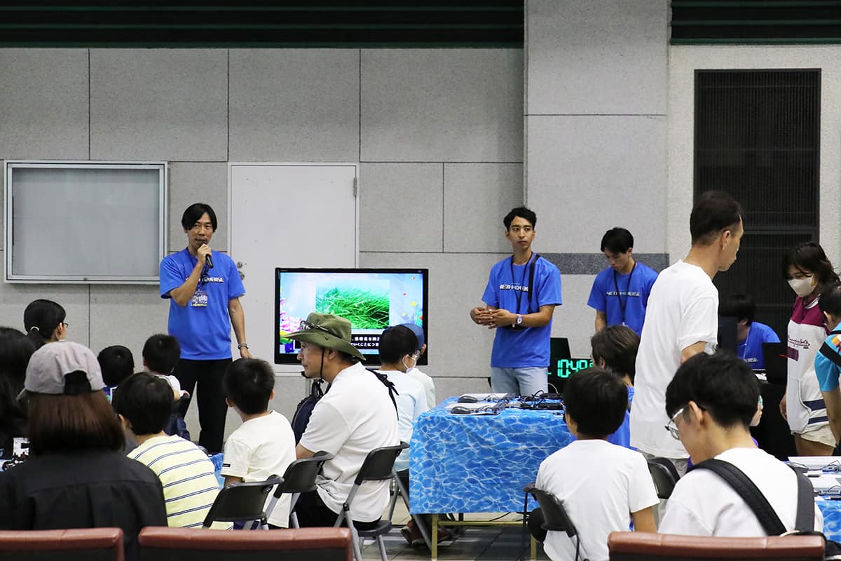 9月に開催したワークショップには、2日で約500人が参加。子どもも直感的に遊ぶことができる。