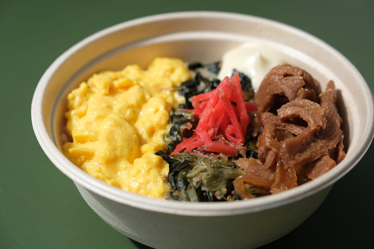 イメージ 商品 「プラントベース三色丼」