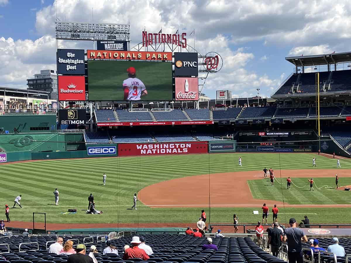 ワシントンD.C.にあるナショナルズ・パーク。