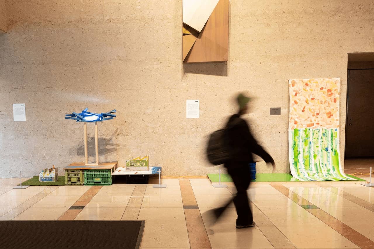 写真 ゲートシティ大崎に設置されたインスタレーション