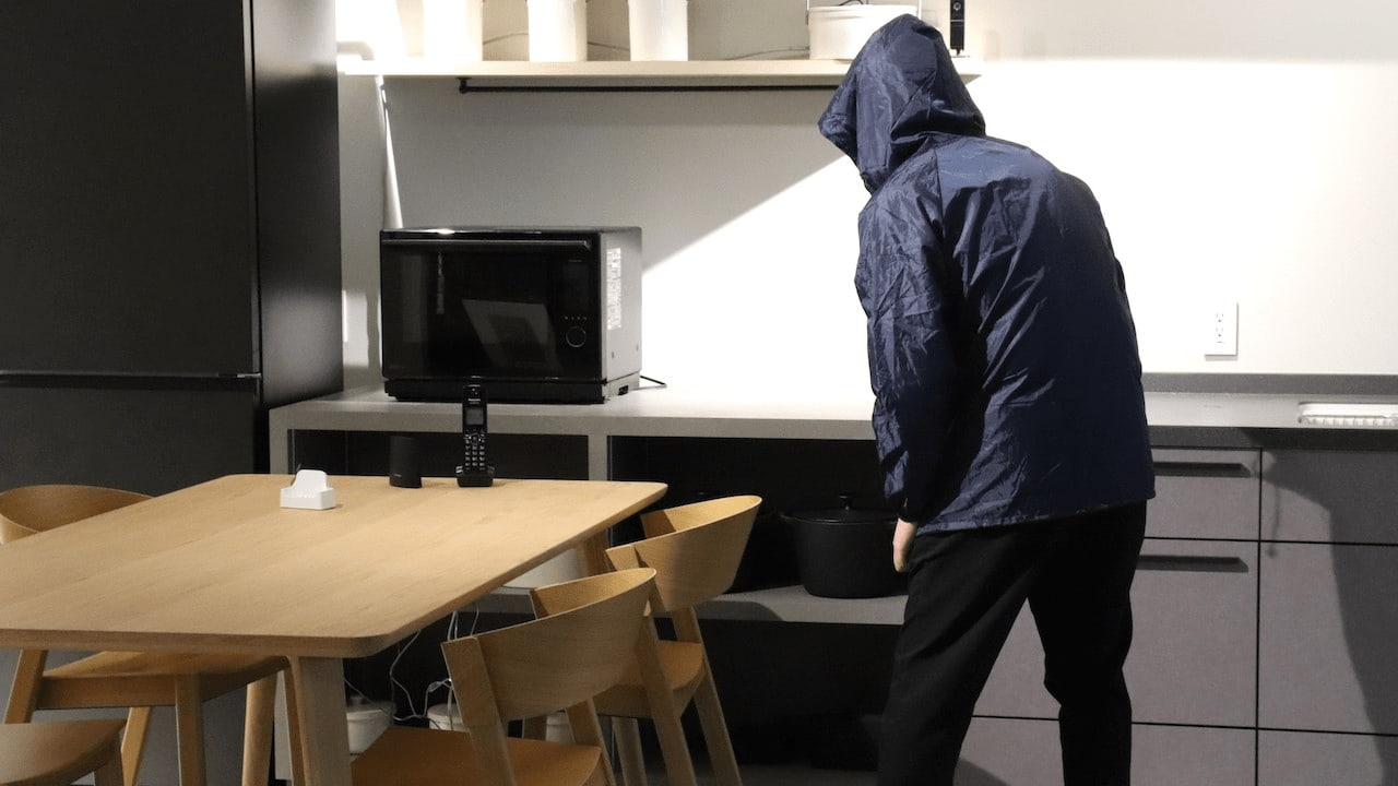 写真 「防犯対策2025」で実施したスマート家電の実演