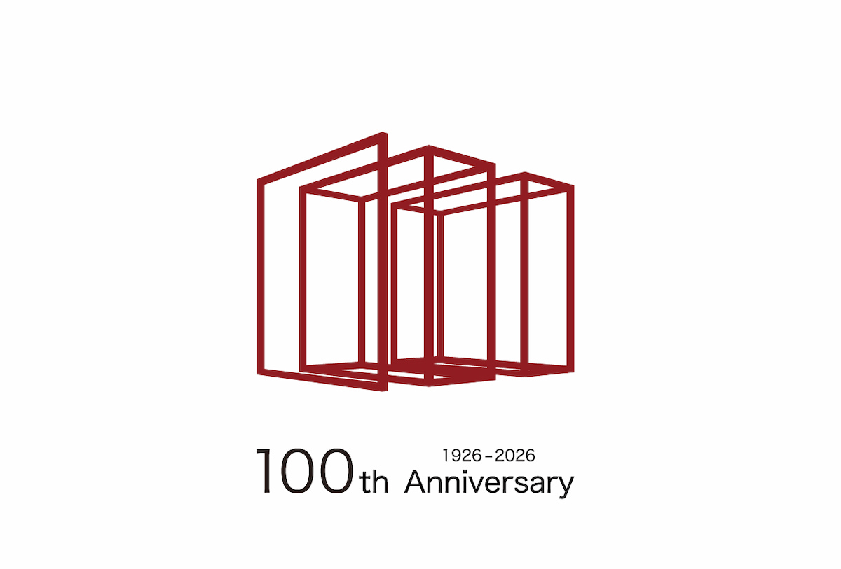 100周年記念ロゴ。