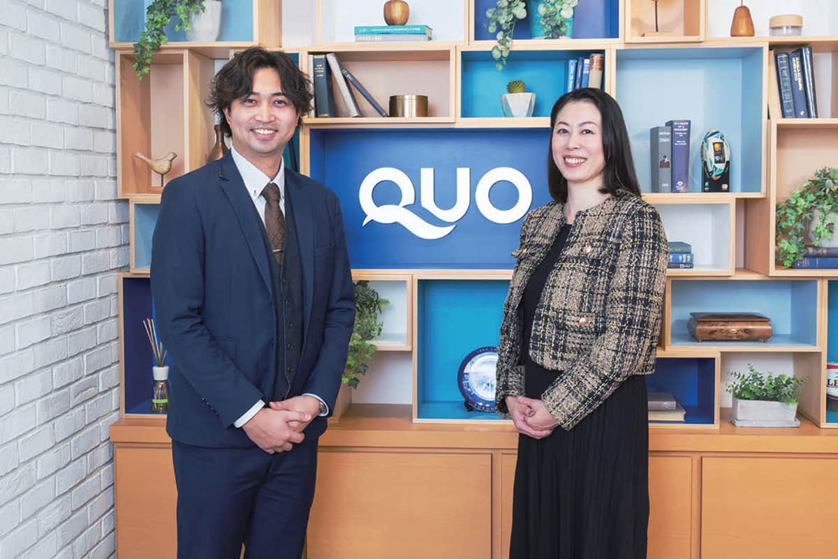 クオカード ギフト営業一部 営業第二課 三上 颯也氏、理事 ブランド・マーケティング部長 阿部 加苗氏