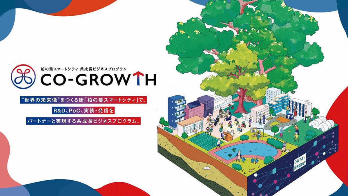 柏の葉スマートシティ 共成長ビジネスプログラム「COGROWTH」。