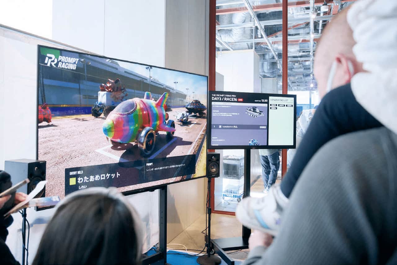 「TOKYO PROTOTYPE」会場に出展した「PROMPT RACING」の様子