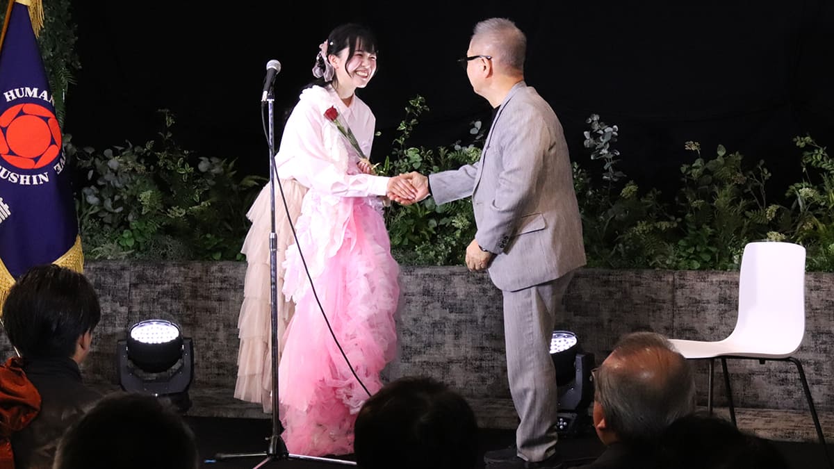 特設ランウェイの様子