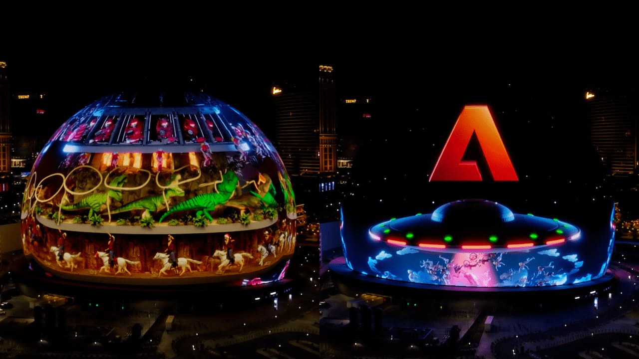 写真 Adobe Summit 2025: Sphere Experience / Motion Graphics / 2025