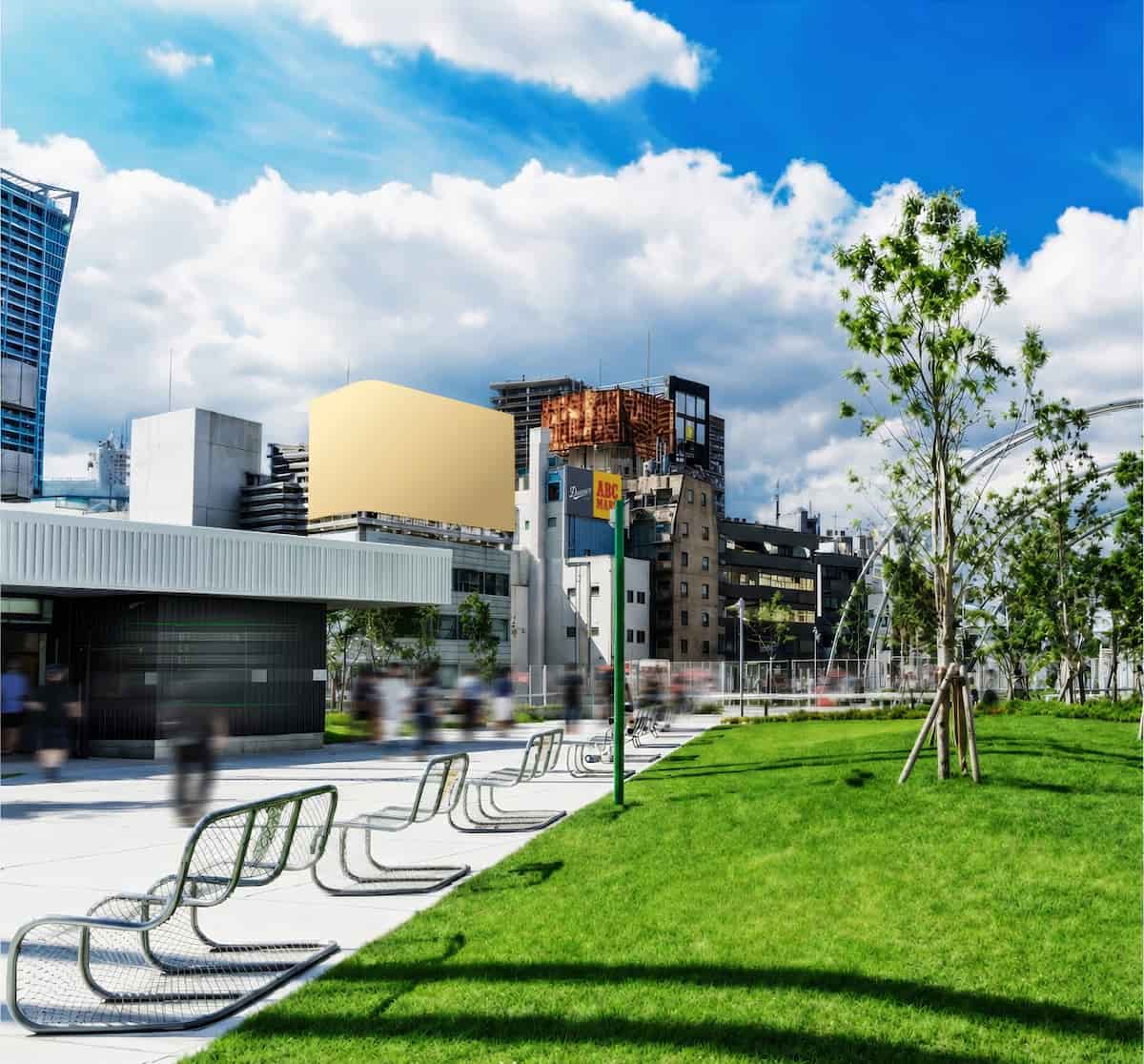写真 風景 3D屋外広告メディア「SHIBUYA PARK VISION」