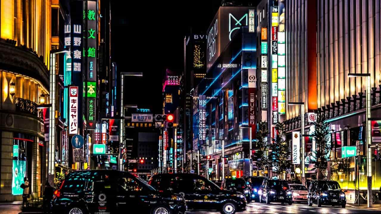 写真 銀座の夜景
