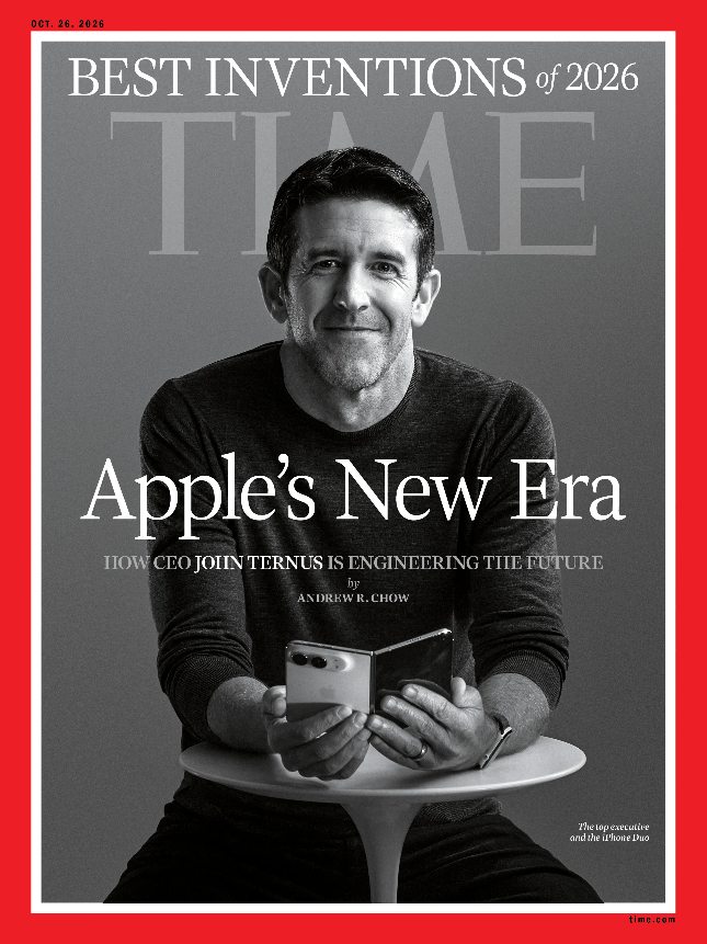 TIME誌2026年10月26日号の表紙