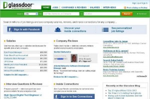 フリーの情報サイトのグラスドア